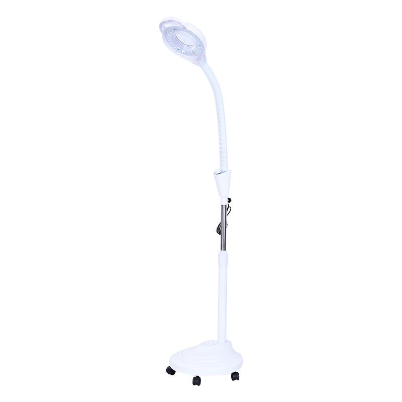 Beauty LED Cold Light Strip Magnifying Glass Floor Lamp for Eyebrow Tattooing, Manicure, Eyelash Extensions, and Embroidery