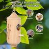 Wooden Hummingbird House for Outside Hanging Small Wildbird Nesting House for Outdoor Garden Porch Window Decor