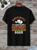 Happiness Is Watching Gunsmoke Over And Over Again Print T Shirt Retro Western Style Graphic With Co