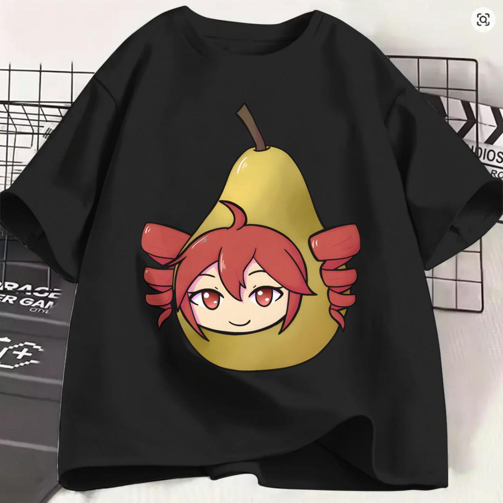 Kasane Teto Tshirt For Unisex Vintage 100 Cotton Tees Crewneck Short Sleeve T Shirts Birthday Present Tops