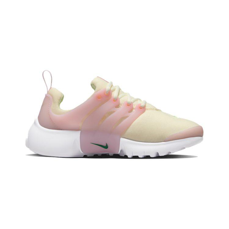 Nike Presto Fabric Vintage Cushioning Support Cushioning Support Low Top Kids' Running Shoes Coconut Milk 844766-102