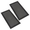 2Pcs Computer Cooler Fan Dust Filter Magnetic Frame PC Fan Dust Mesh PC Cooler Filter Fine Mesh PVC Dust Cover
