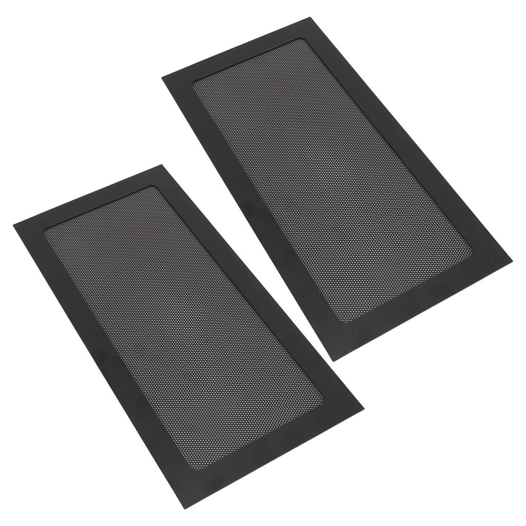 2Pcs Computer Cooler Fan Dust Filter Magnetic Frame PC Fan Dust Mesh PC Cooler Filter Fine Mesh PVC Dust Cover