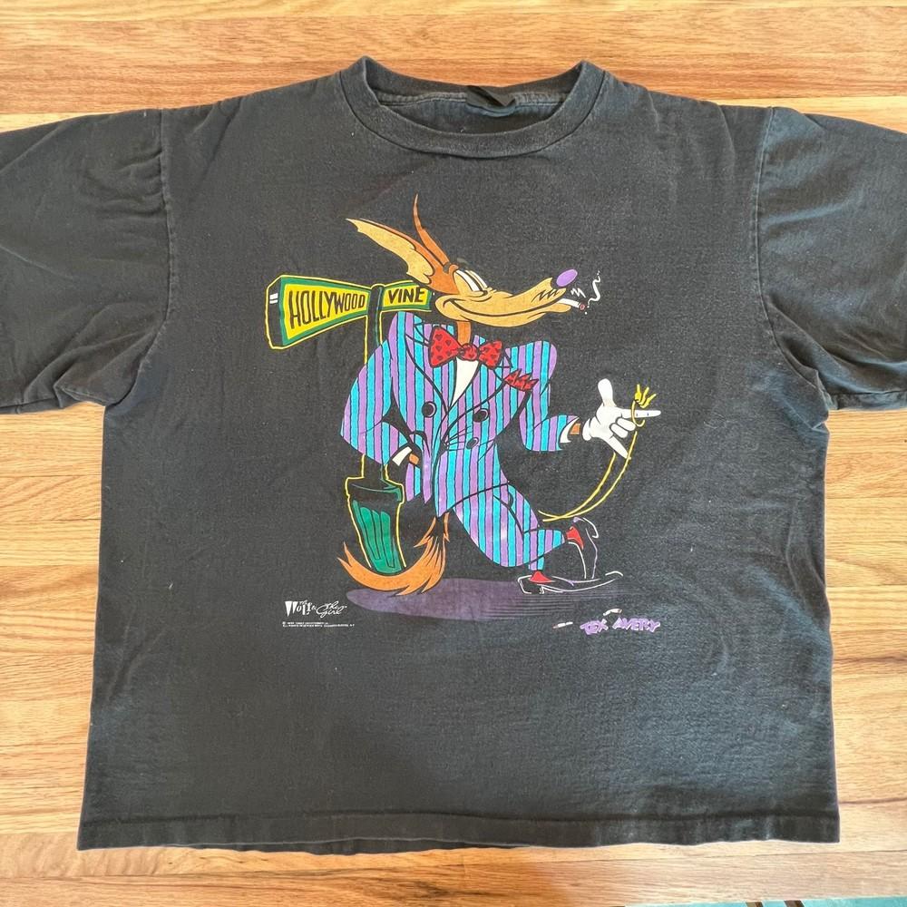 

Tex Avery Big Bad Wolf Vintage - 1990 Cartoon Shirt Unisex T-Shirt XXXXL