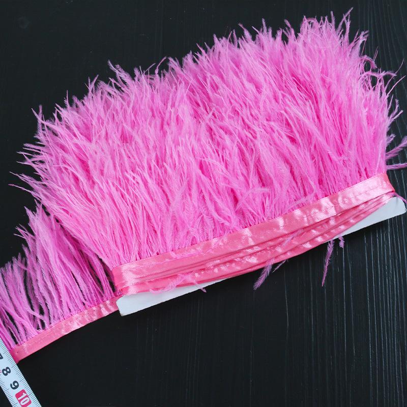 8-10 Ostrich Feather Diy Handmade Jewelry Accessories Crafts Decorative Clothing Skirt Cuffs