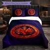 Eintracht Frankfurt Football 3 Piece Bedding Set Soft Duvet Cover Set with Pillowcases Printed Bedroom Decor Set for Home