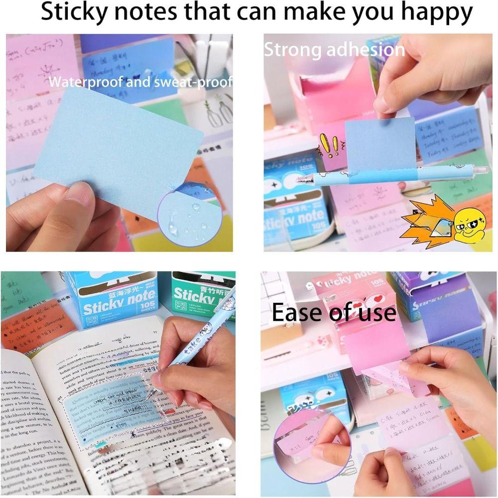 Pull Out Design Memo Pad Paper Dopamine Planner Schedule Stickers  Office School Supplies