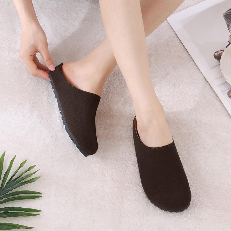 Fashion Crestar Women Flat Slippers Outdoor Soft Anti-skid Mules Slipper Lady Four Seasons Fashion Beach Potato Shose Cozy House Slides