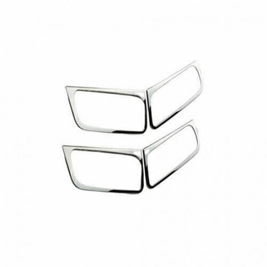For Kia K5 Optima 11-12-13 Chrome Steel Inner Door Handle Lock Frame Trim 4PCS