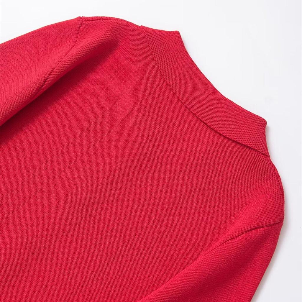 2025 Spring Women's Slim & Versatile Lapel Knitwear