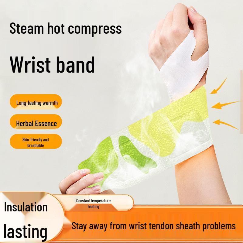 

Self-Heating Wristband: Steam Compress for Hand Discomfort Relief
