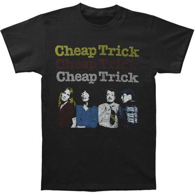 Cheap Trick World Tour 1978 T-shirt Black Men M L 2345XL Unisex T-Shirt