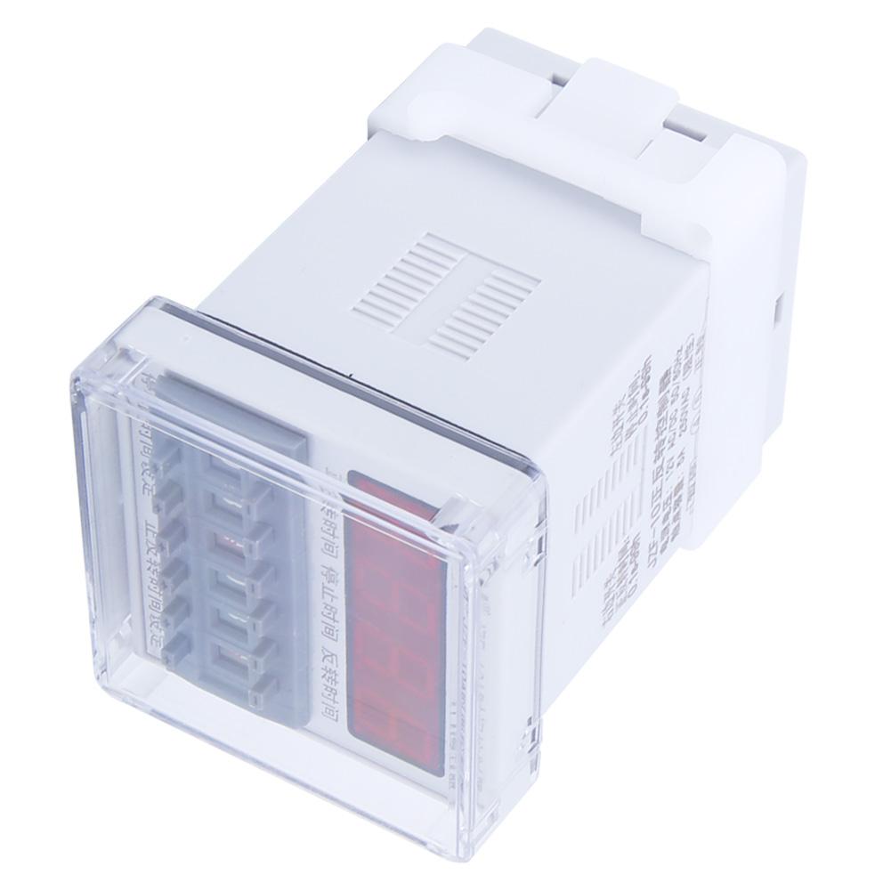 BERM JZF 10A LCD Time Relay Motor CW CCW Controller Timing Switch 0.1S 99H 12V AC DC