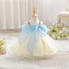 Girls' Princess Birthday Dress - European Style Tulle Flower Girl & Wedding Performance Gown 2026