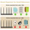 5-Tier Kitchen Cutting Board Rack, Carbon Steel Cutting Board Rack, Kitchen Pot Lid Storage Rack - Kitchen Organizer And Storage