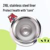 FUGUANG 316L Stainless Steel Kids Insulated Water Bottle with Straw