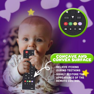 Silicone Baby Toys TV Remote Control Shape Teether Toy BPA Free Silicone Teething Chewing Toy Sensory Baby Accessories