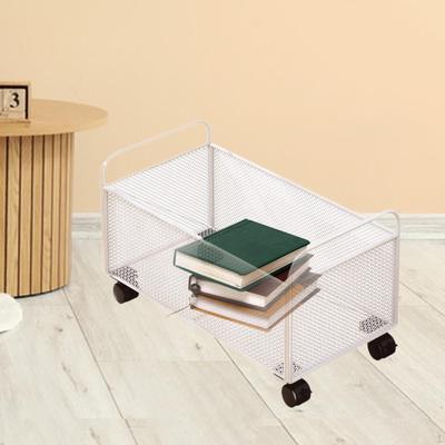 File Cart On Wheels for Organizing Mesh Storage School And Handbag
