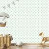 Dots Wallpaper, Fine Detail, White for Living Room and Bedroom 50x1000