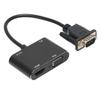 VGA Male To High Definition Multimedia Interface Female VGA Female Adapter with Audio Cable