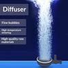 1/2Pcs Plastic Aquarium Air Stone Pond Fish Tank Pump Aerator Aeration Hydroponic Oxygen Accessories With Suction Cups