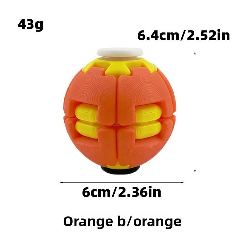 Hand Press Spin Ball Toy With 3d Printing Material For Stress Relief And Finger Training
