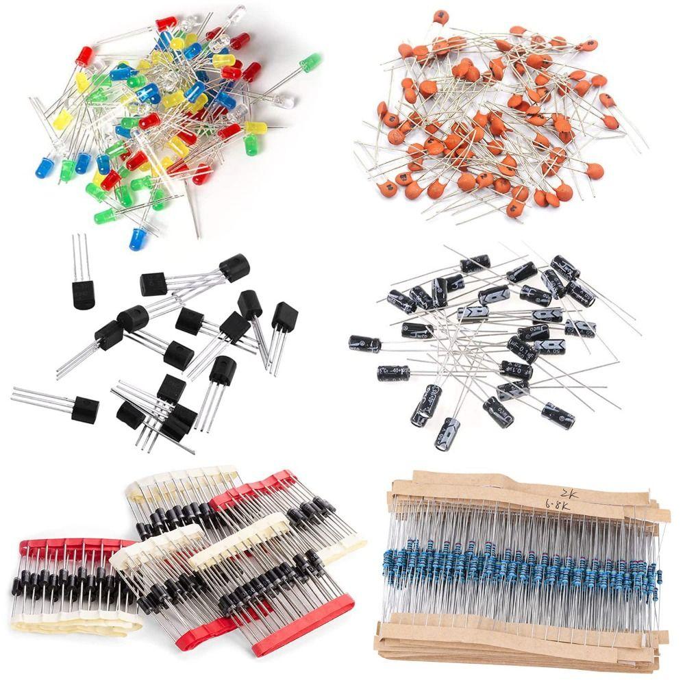 Light Emitting Diode Electronic Components Kit Six Types Assortment Pack  Arduino Project