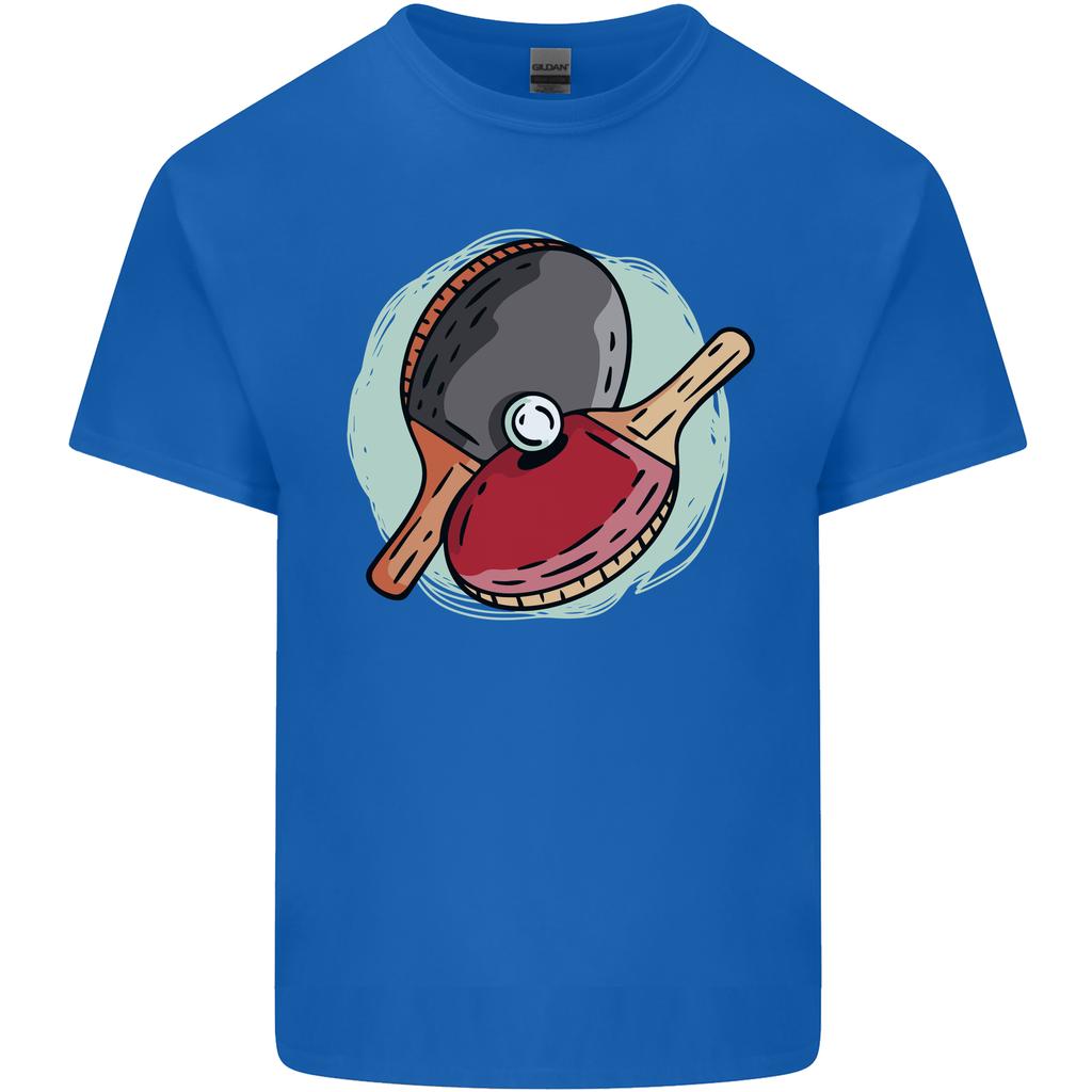 Table Tennis Paddles Ping Pong Unisexs Light Cotton TShirt