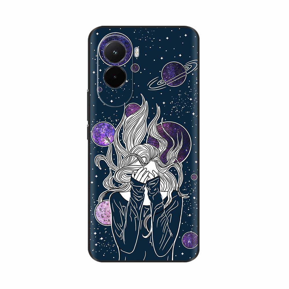 For Poco M7 4G Case Flowers Cartoon Animals Cool Style Soft Silicone Black Phone Cover For Xiaomi Poco M7 Case Fundas M 7 Bags