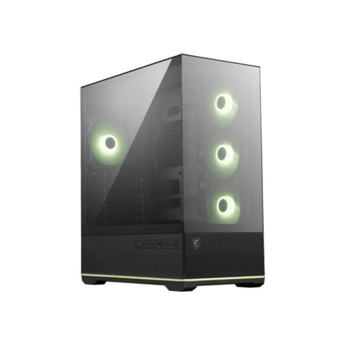 Torre MSI MAG PANO 110R PZ Vidrio Templado ARGB ATX 270° Panel Negro Gaming