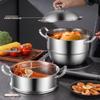 SULETE Thick 316 Stainless Steel Steamer & Soup Pot