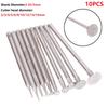 Woodwork Grinding Heads Tool T-style 10pcs Carborundum