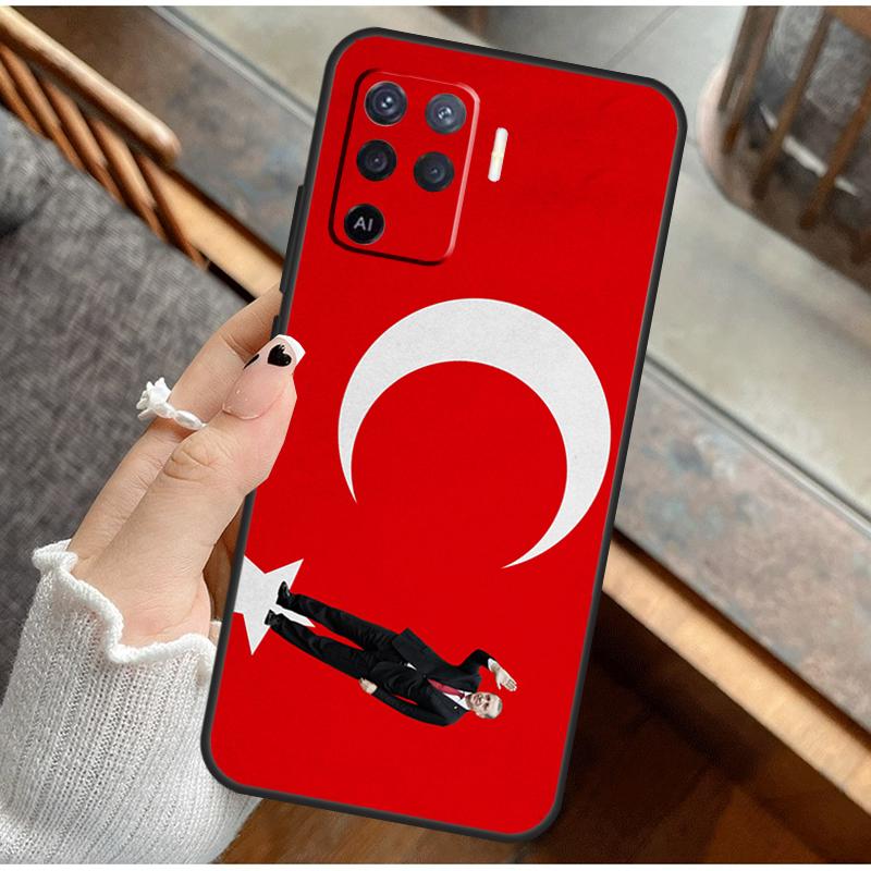 Турция Реджеп Тайип Эрдоган Чехол для телефона Для Oppo A18 A38 A58 A78 A98 A17 A79 A40 A60 A80 A16 A76 A96 A15 A74 A94 A54 A77 For OPPO A15