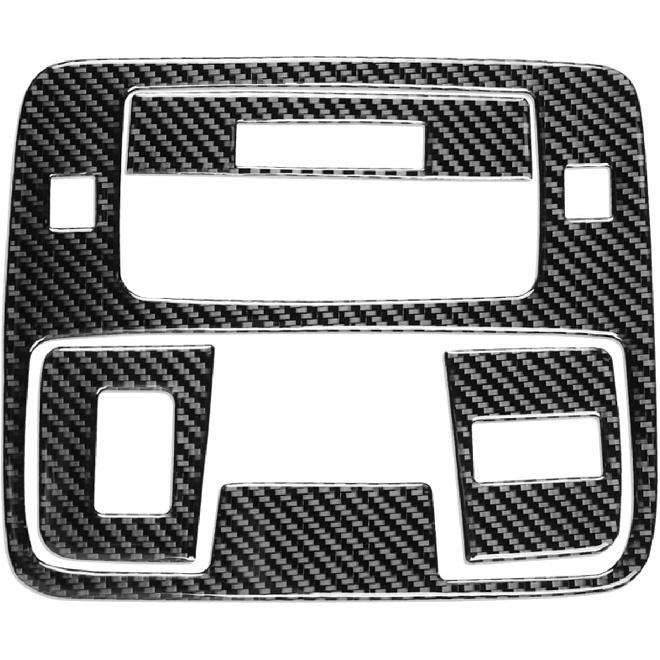 Real Soft Black Carbon Fiber Car Inner Door Handle Bowl Panel Door Bowl Collision Protector Cover Trim Sticker Compatible with Chevrolet Camaro