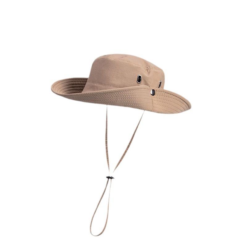 New hiking hat men's bucket hat sun protection shade outdoor camping hat women's summer UV protection face cycling travel