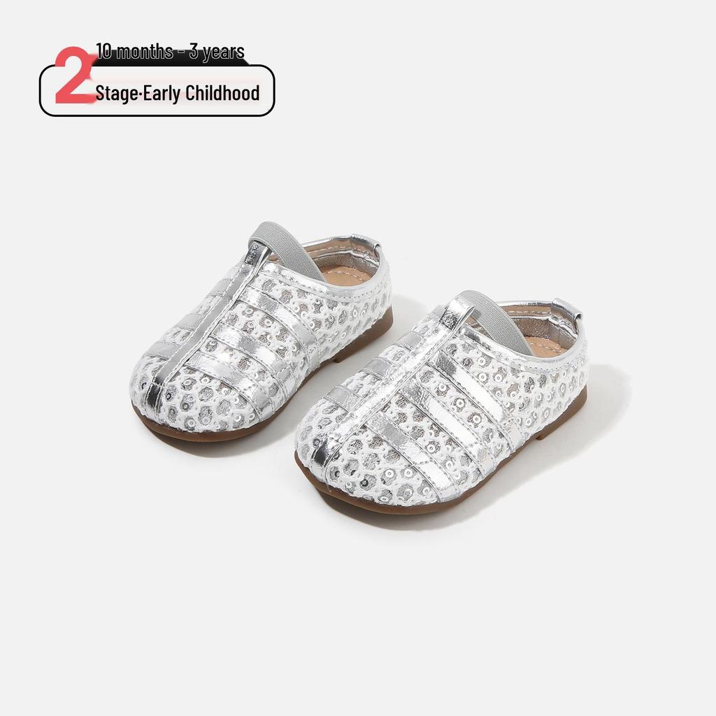 2026 Neuer Stil Geflochtene Lederslipper für Mädchen für Kleinkinder - Vielseitige Frühjahrs-Laufschuhe