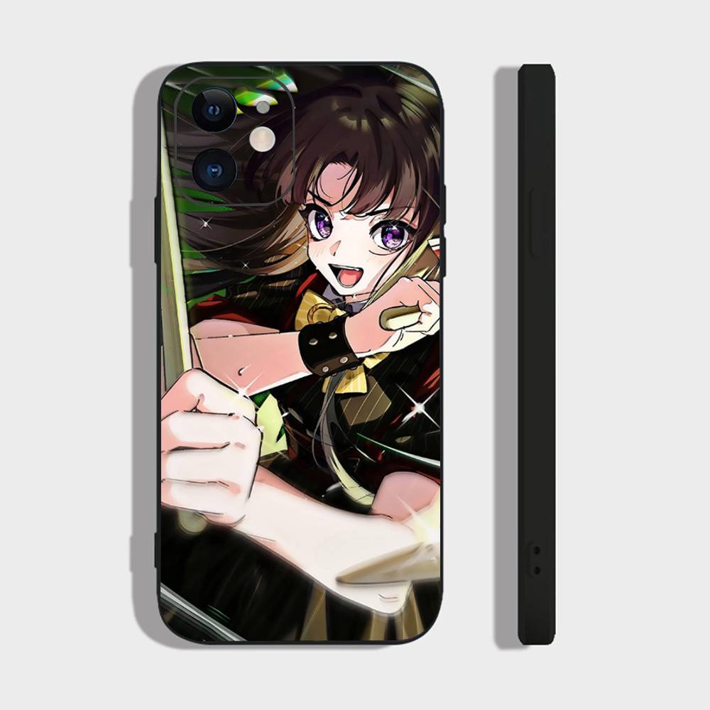 Awa Subaru Music Animation G-GIRLS BAND CRY Phone Case For IPhone 17 Air 16 15 14 13 Pro Max 11 12 Black Silicone Cover