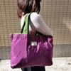 Bag Large Capacity Letter Solid Color Foldable Storage Bag Korean Shoulder Bags Women Shopping Bag