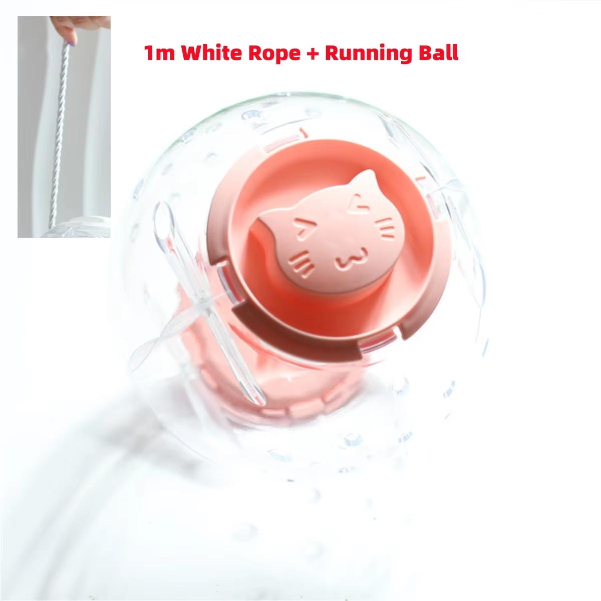 

Transparent Sport Ball Grounder Rat Small Pet Mice Jogging Ball Toy Hamster Gerbil Exercise Ball Play Toy Small Pet Supplies 14cm розовый