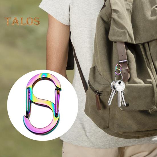 5 Stück S-Typ doppelseitige Federschnalle Sicheres Design mit doppelter Öffnung Halskettenverkürzer Armbandverbinder Schmuckherstellung Verschluss