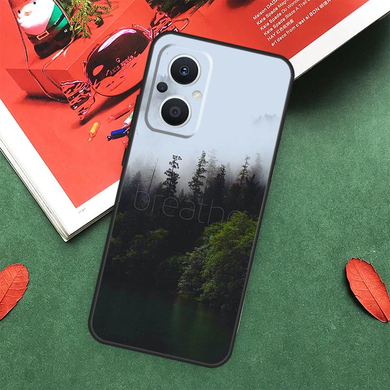 Forest Cloud Pattern Case For OPPO Reno 7 8 Lite 8T 10 11 12 13 Pro 12F 13F 14F OPPO Find X8 X6 X5 X9 Pro Cover