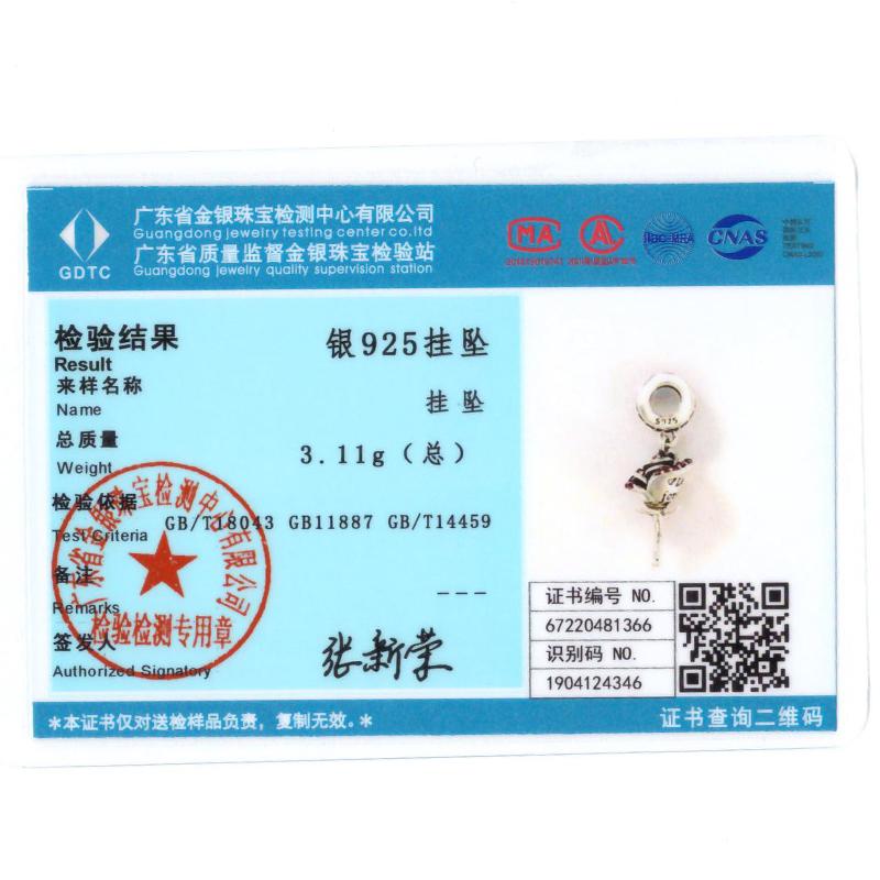 Charms Copper Rose Series Charms Beads Fits 3Mm Original Bracelet Necklace Womens Diy Fine Jewelry Gifts Making