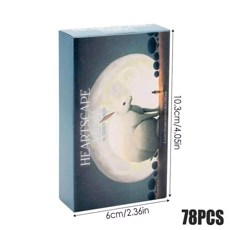 Hot Selling Heartscape Tarot Leisure Entertainment Card Family Gathering Divination Deck Tarot Board Playing Card Game