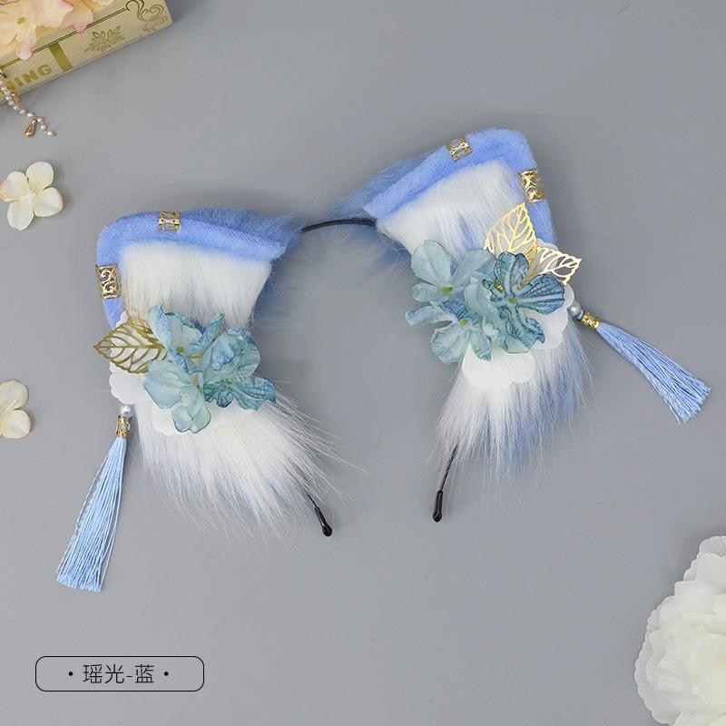 Kitten hair accessories cat ears headgear lolita girl cat ear headband comics cos simulation animal ear headband