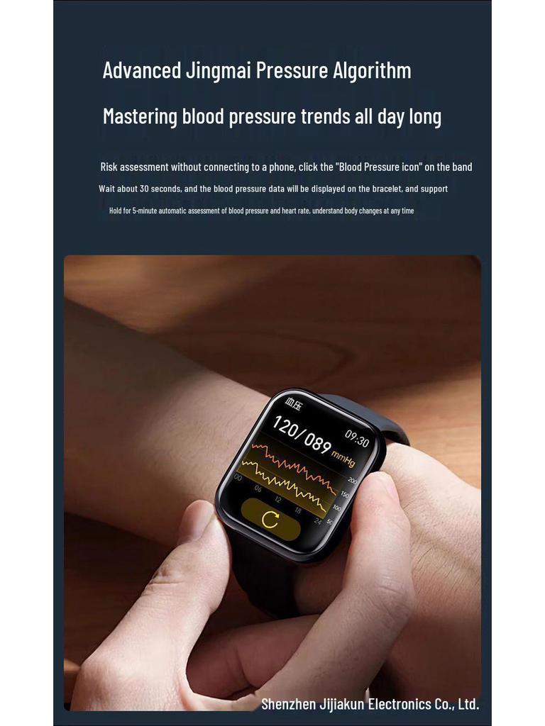 SM23 Cross-border Smartwatch: Monitors Calls, Blood Sugar, Heart Rate, Blood Pressure, & Temperature – Ideal for Health & Sports.