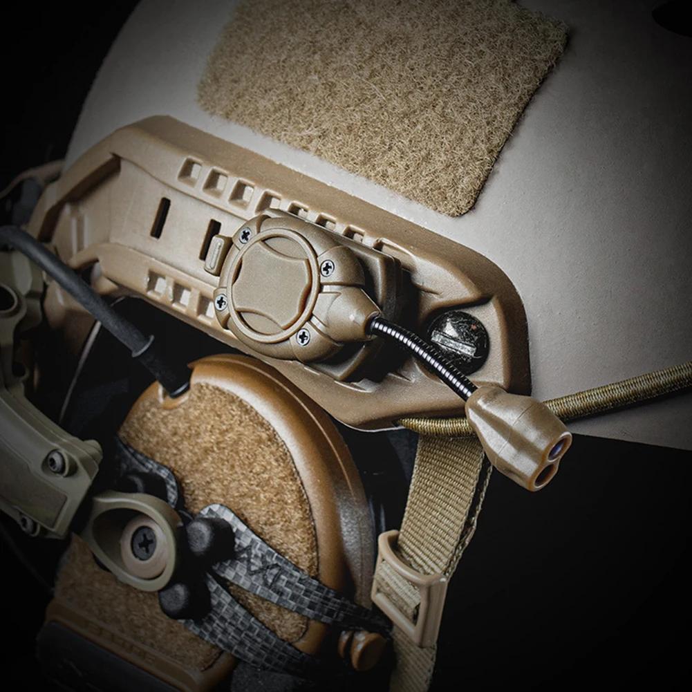 New Tactical Helmet Light Nylon Airsoft Helmet Light Lamp Energy Saving Hunting Military Helmet Flashlight