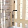 Double Door Lock Cane Bolt Rust Resistant Coating For Residential Security Easy Install Gate Drop Rod Kit Security
