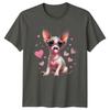 Sphynx Dog Valentine Hearts Unisexs TShirt Unisexs Tee Animal Graphic Top