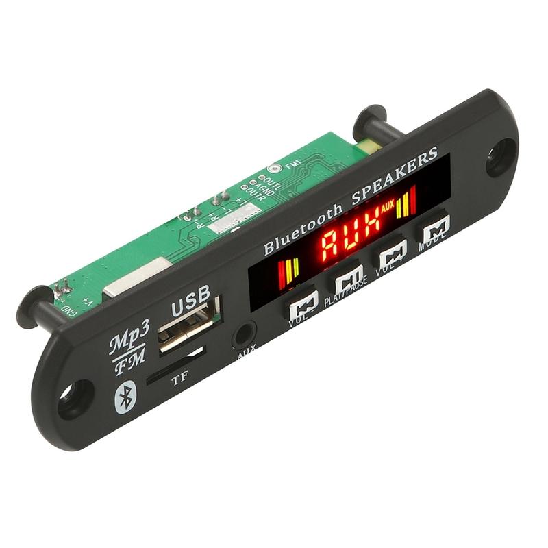 2X3W Amplifier Bluetooth 5.0 MP3 Player Decoder Board Car FM Radio Module Support TF USB AUX Handsfree Call