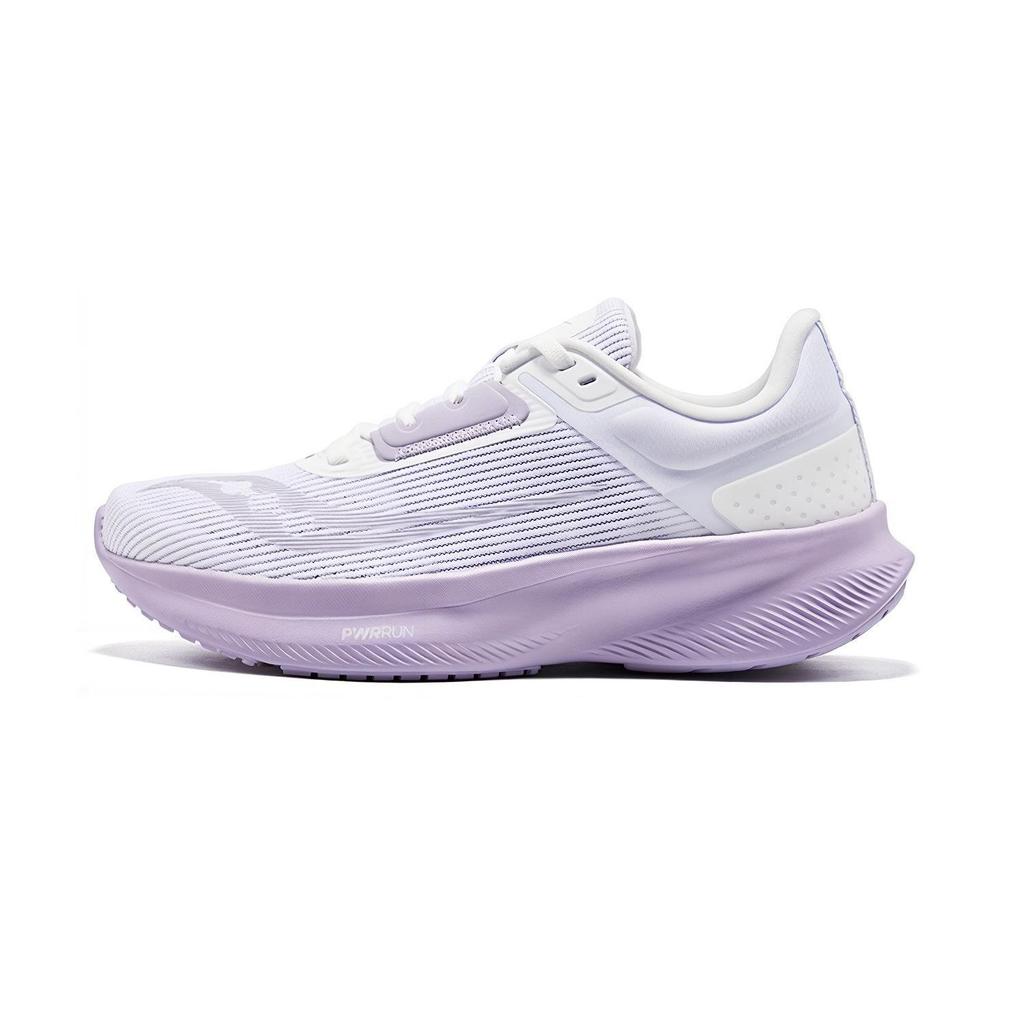 SAUCONY Vessel Lightweight Mesh Cushioning Non-Slip Breathable Low-Top Casual Running Shoes Women Sneaker White Purple S18217-3